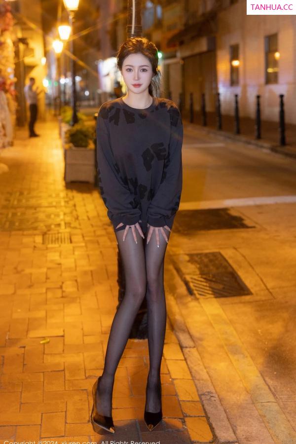   [XiuRen]高清写真图 2024.03.25 No.8285 林幼一 黑丝美腿第7张图片